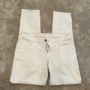 Cream jeans size 31L